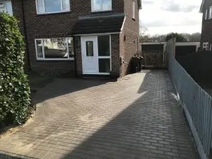 Completed driveway by Judge Construction Services